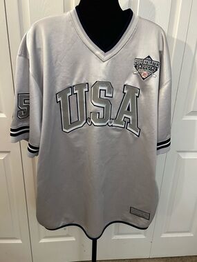 Y2K/1990s Silver Limited Edition FUBU Jersey
